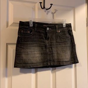 American Eagle | Dark denim mini skirt